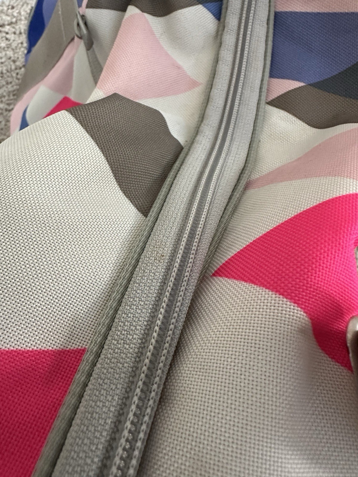 Nike Duffle Bag Diamond Purple Pattern Large Overnight Bag