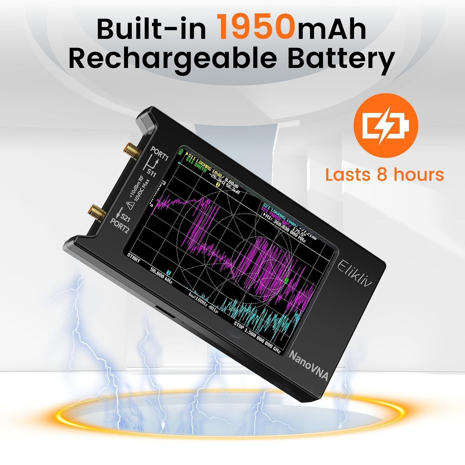 Portable NanoVNA-H4 Vector Network Analyzer