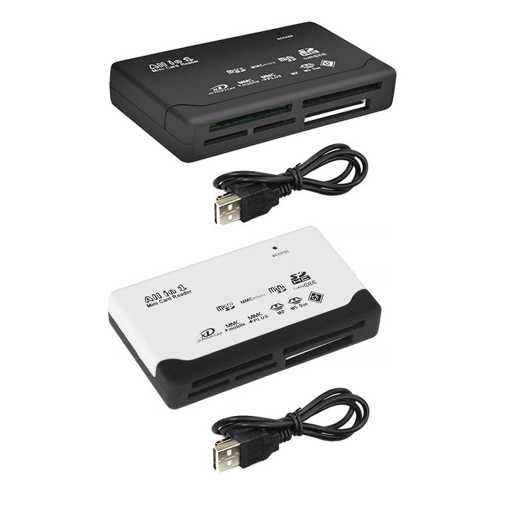 All In One USB 2.0 Memory Card Reader Adapter Support TF CF SD Mini SD MMC MS XD