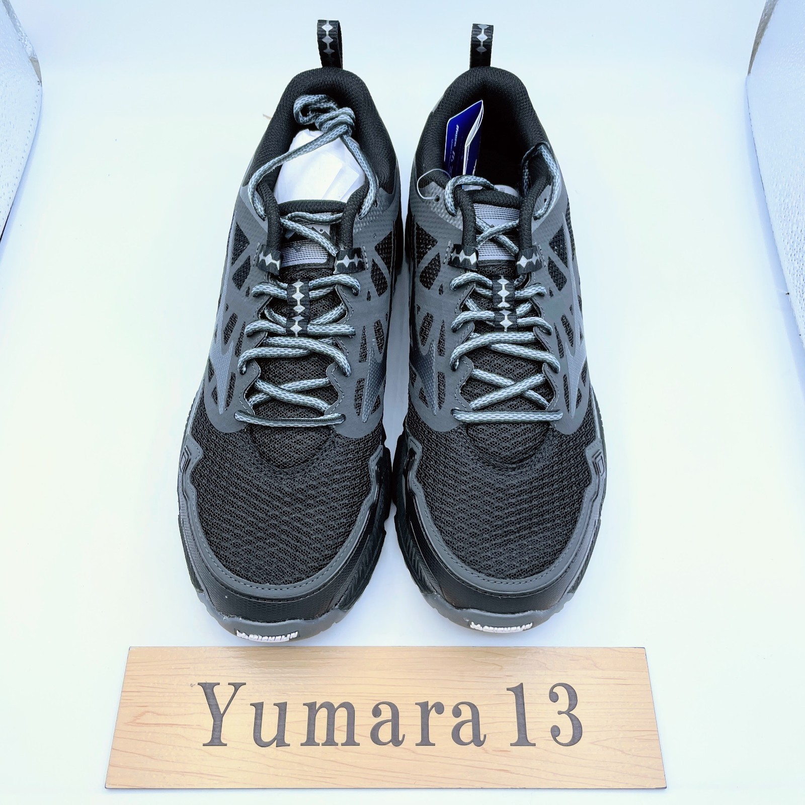 Mizuno Wave Daichi LS Black Silver Metallic Grey D1GA260101 Men's Size