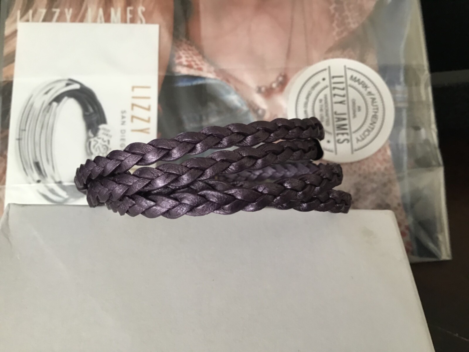 NWT Lizzy James Sterling Silver Mini Harmony Bracelet size Medium 