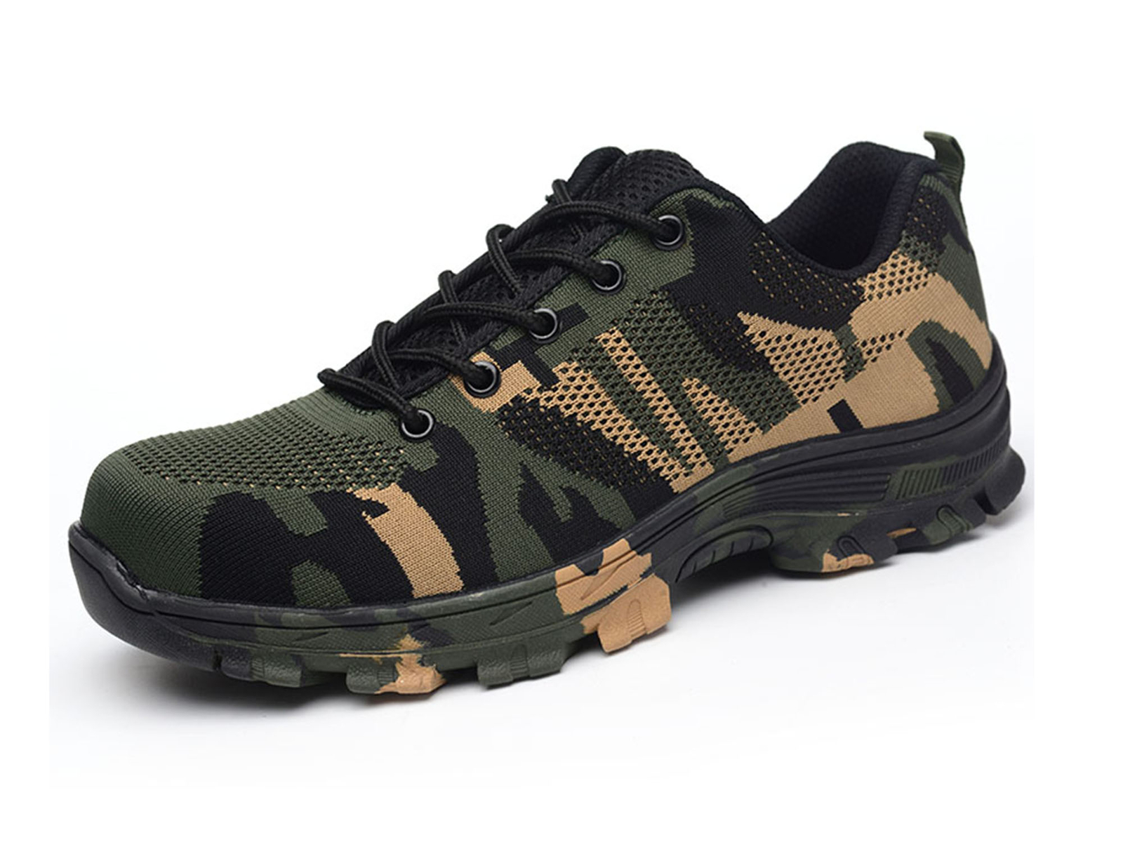 Steel Toe Safety Work Shoes for Men Women Construction Sneakers Camouflage Boots