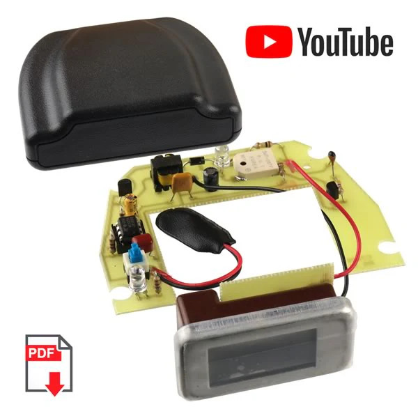 Sensitive Alpha Beta Gamma Mica Window SBT-11A/CBT-11A Geiger Counter Assembled