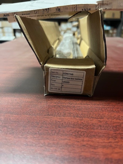 2 EACH - CAL ROYAL CON774S US32D CONCEALED OVERHEAD DOOR STOP