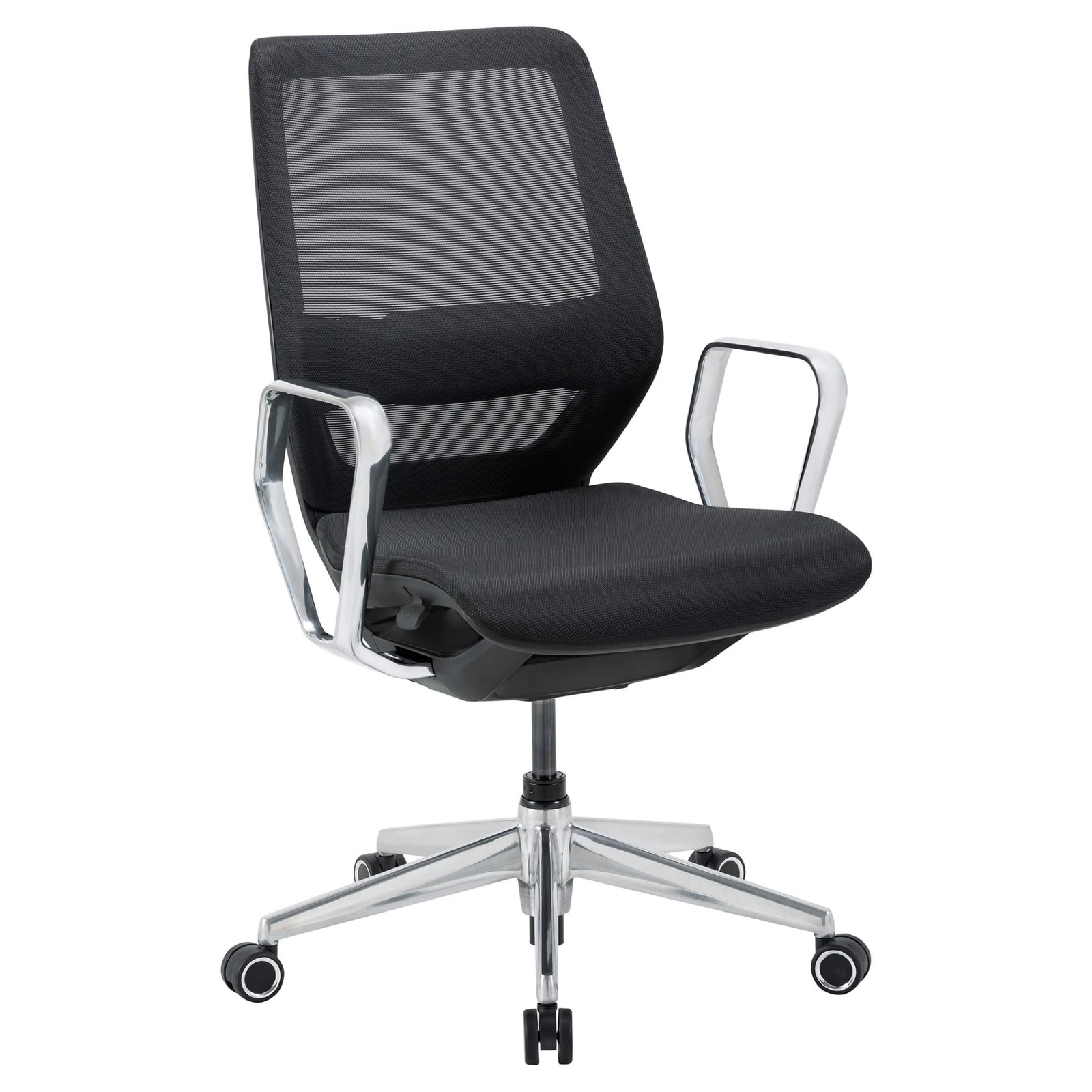 Realspace Sentrix Ergonomic Mesh Office Chair Mid Back Manager BIFMA Black