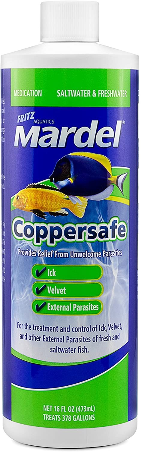 Fritz Aquatics Mardel Coppersafe Provides Relief From Parasites 16-Oz. - 3 Pack