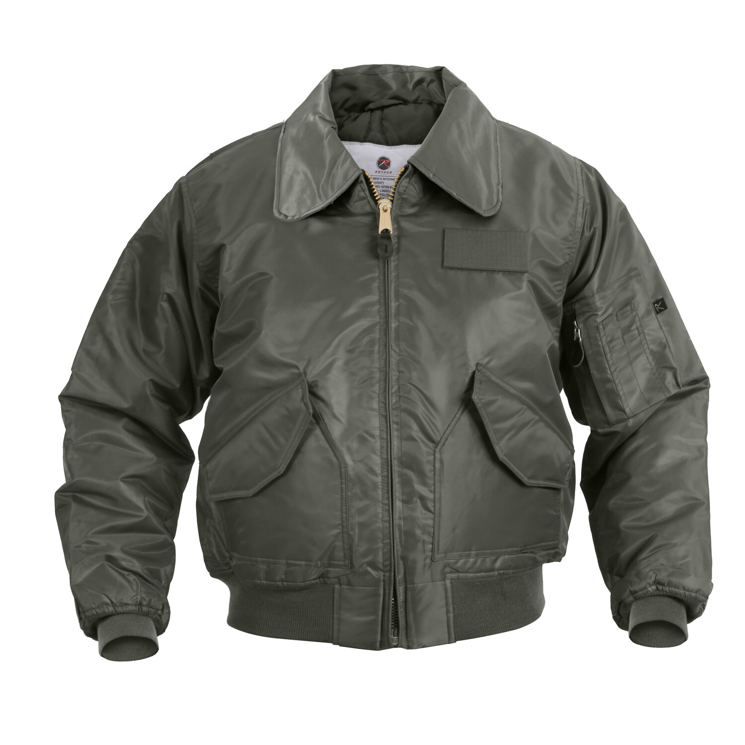 Rothco CWU-45P Flight Jacket Black,Sage Green # 7522