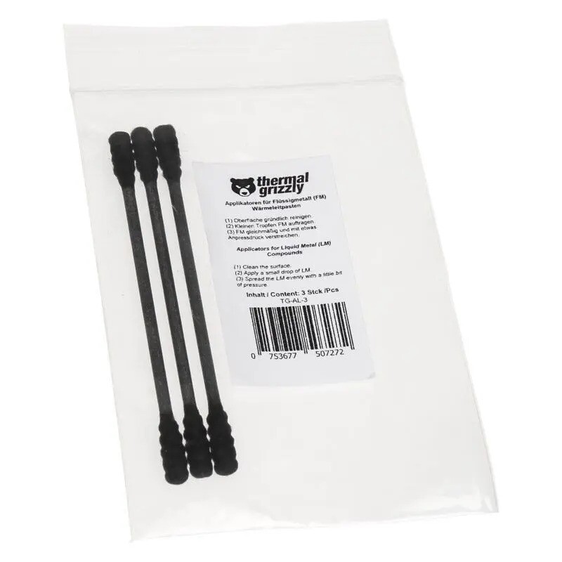 Thermal Grizzly Liquid Metal Applicator Sticks 3x