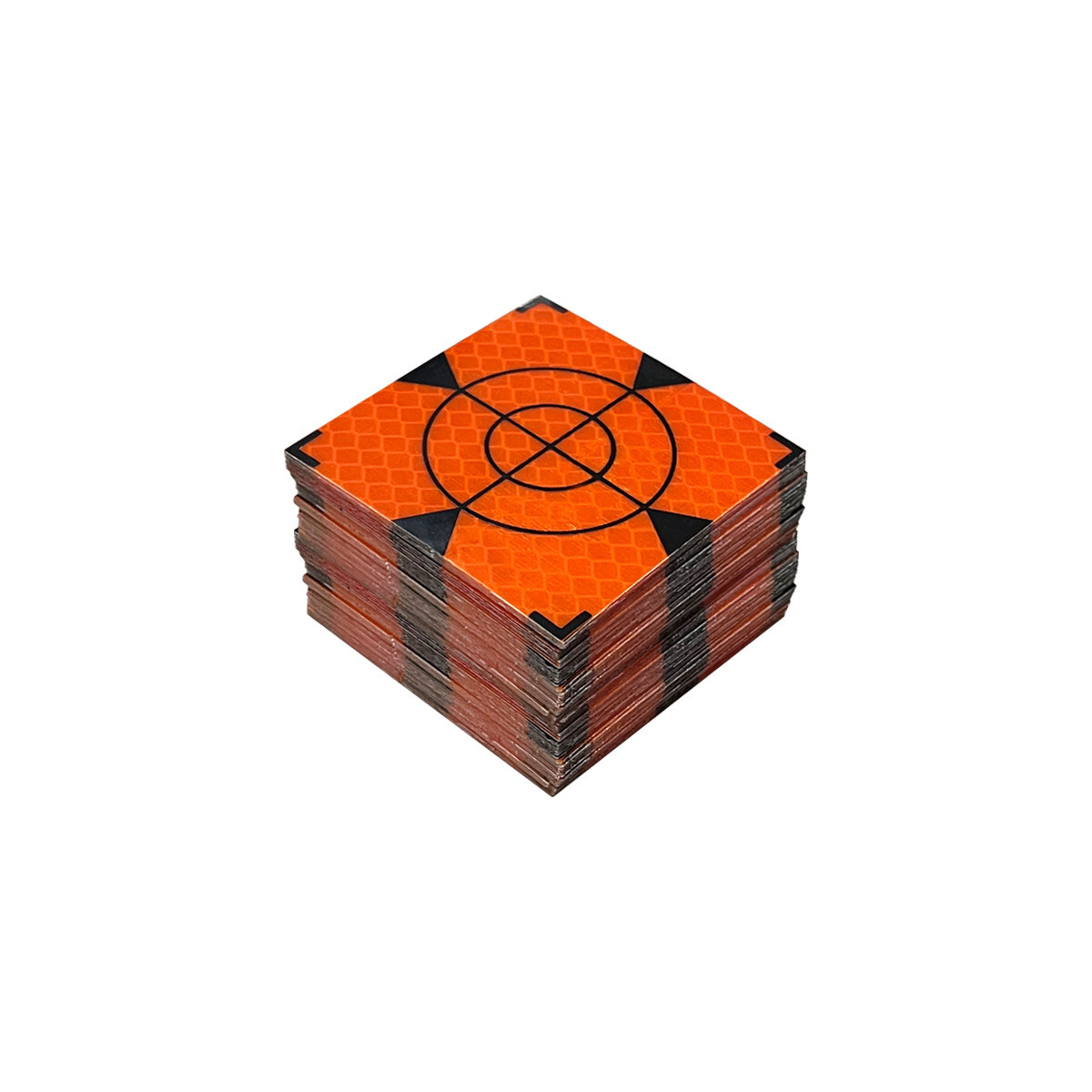 New 100pcs 3M Orange Reflect Sheet 20x20mm Reflective Tape Target For Surveying