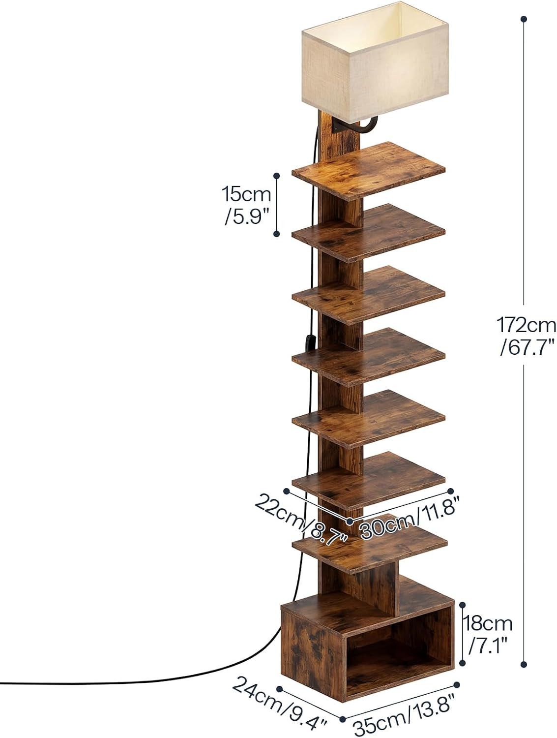 Computer Desk and Narrow Bookshelf Bundle, Modern Study Writing Desk, Corner Boo