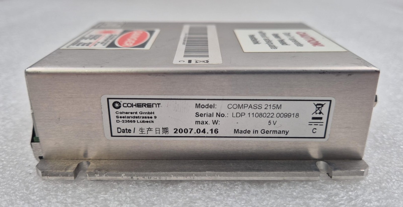 Coherent COMPASS 215M Controller for Laser Head