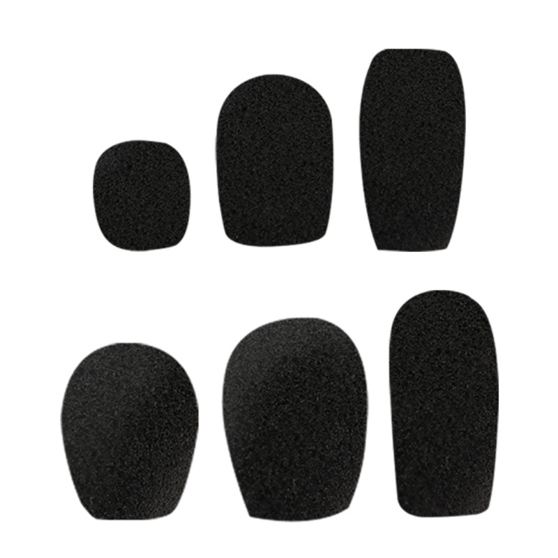 5Pcs Microphone Wind Cover, Headset Microphone Foam Headset Microphone Sponge