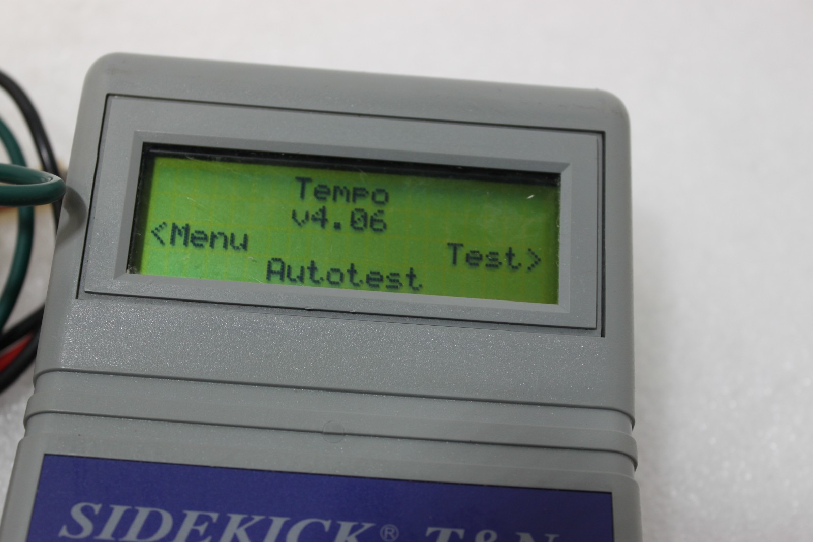 TEMPO GREENLEE SIDEKICK T&ND TWISTED PAIR CABLE MULTI TESTER TESTED NICE