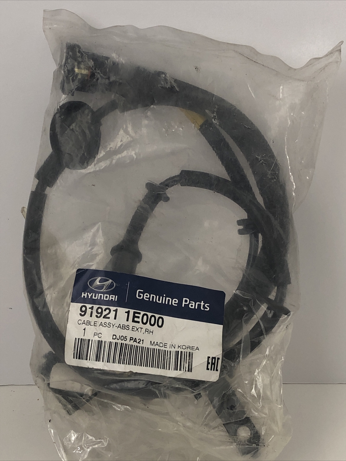 OEM 06-11  ABS Ext Cable Assembly Passenger Right for Hyundai Accent 91921 1E000