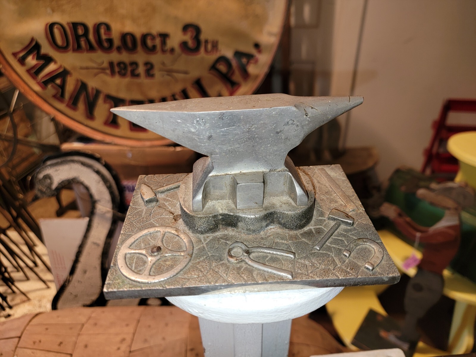 Miniature Anvil, Unique Blacksmith Display Anvil
