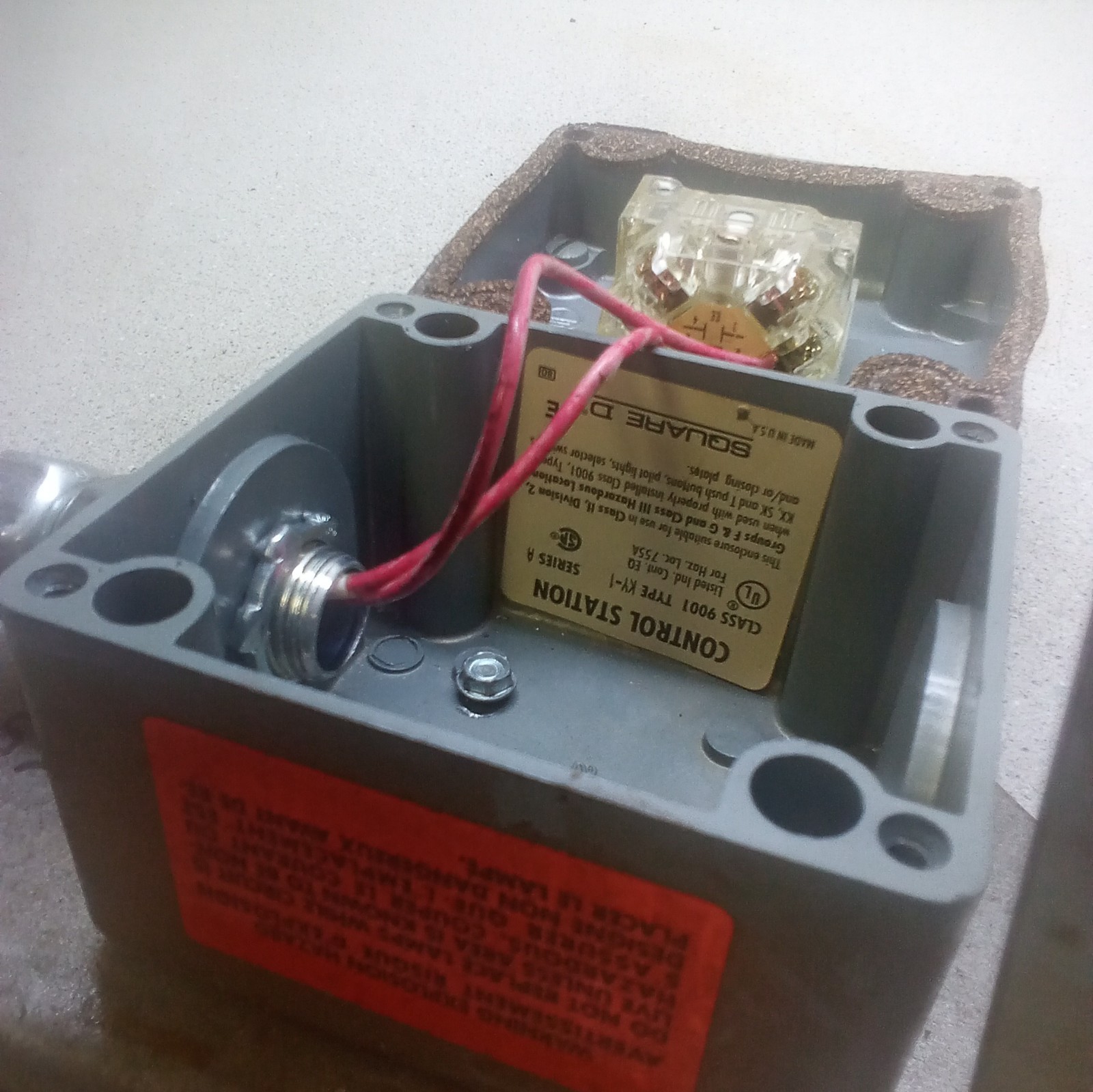 Square D Position Selector Switch Type KY-1 Class 9001 SER. A