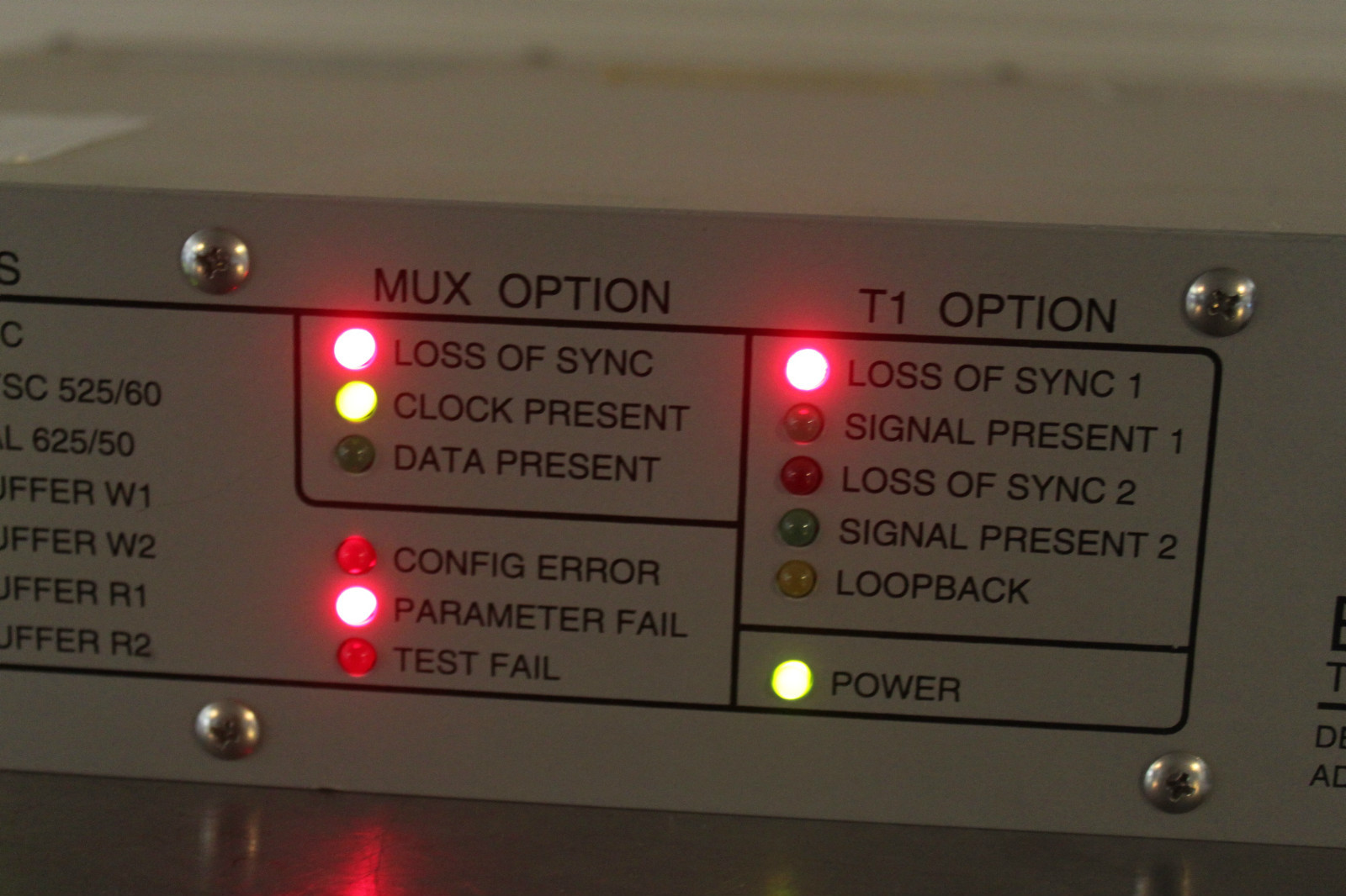 ENERDYNE ADVS DEC2000R2 DEC2000R02-02 DIGITAL VIDEO COMPRESSION DECODER
