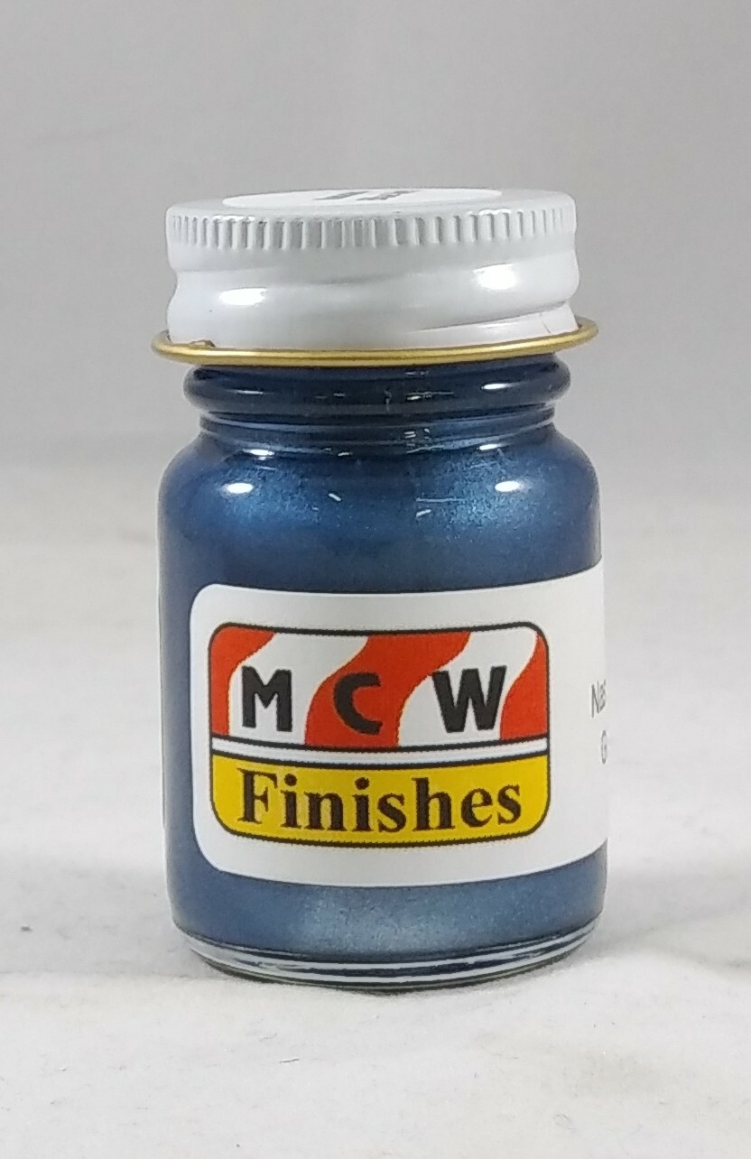 MCW Finishes 6203E Nassau Blue Enamel Model Paint for Auto, Military, Aircraft