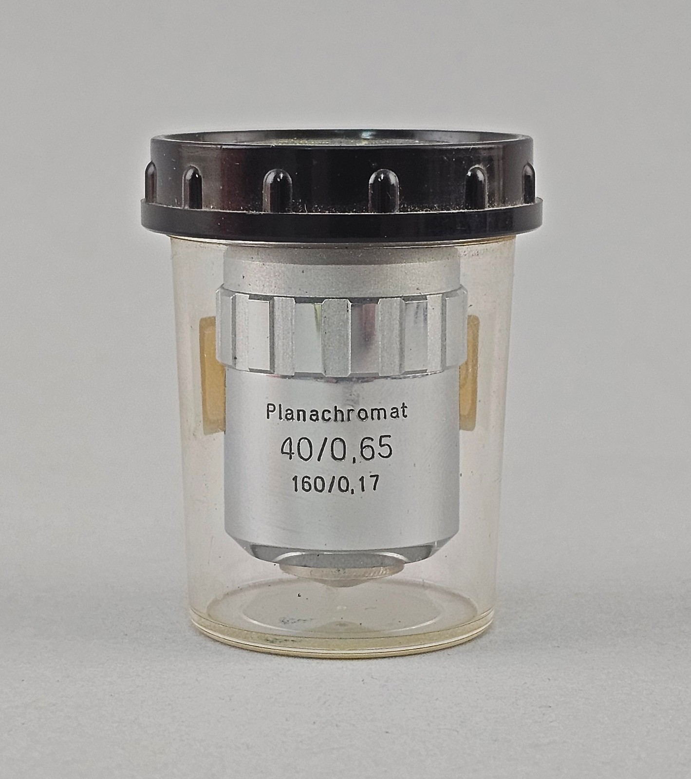Zeiss Jena Planachromat 40/0,65 160/0,17RMS Vorserie? Mikroskop-Objektiv