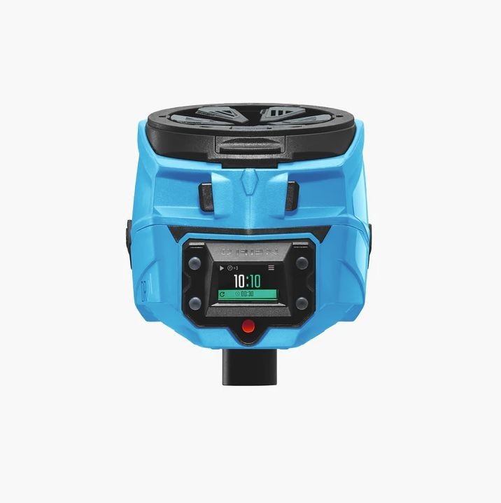 CRBN DRV Electronic Paintball 200rd Loader Hopper w/ Display Cyan