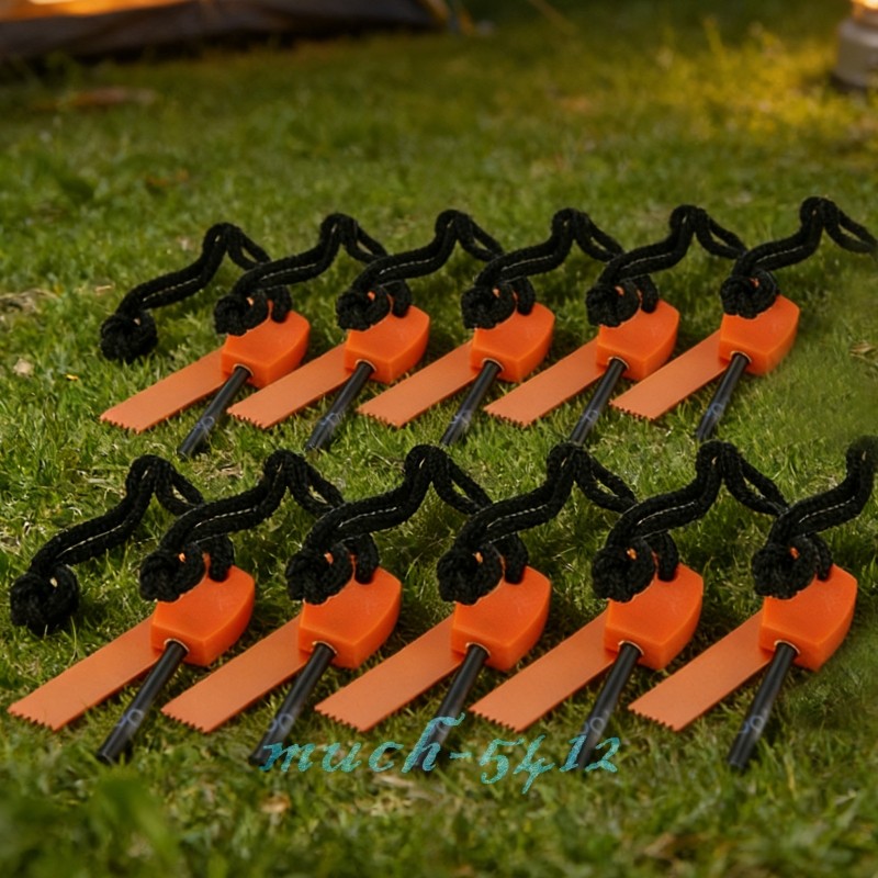 Fire Starter Flint Steel Striker Ferro Rod Waterproof Fire Steel Camping Lighter