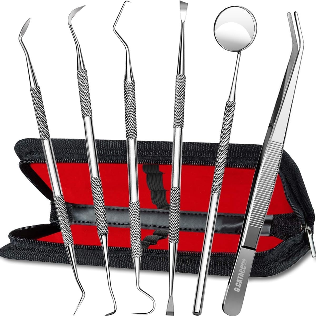Dental Tools, Dental Pick Teeth Cleaning Tools Hygiene Kit, Plaque Remover for T