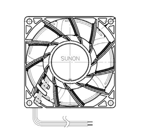 1Pcs PF80381B1-000U-A99