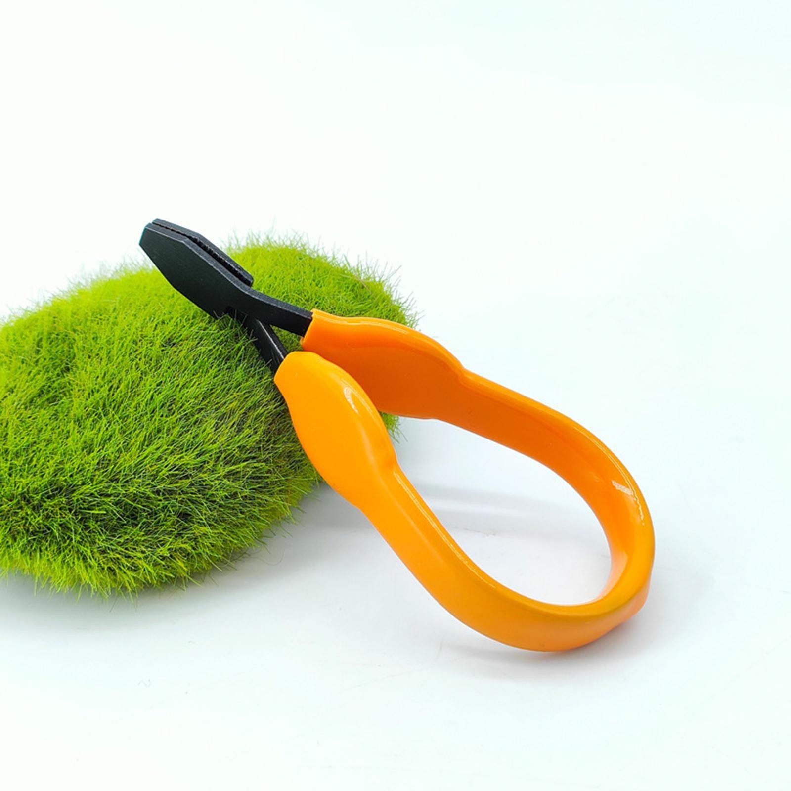 Fly Tying Hackle Tool Ergonomic Gripping Metal Portable Feather Clamp Tool