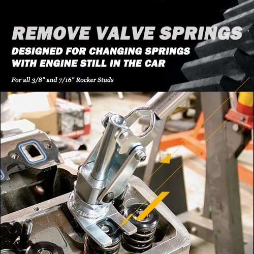 New 66784 Stud Mount Valve Spring Compressor - Remove & Install Valve Spring