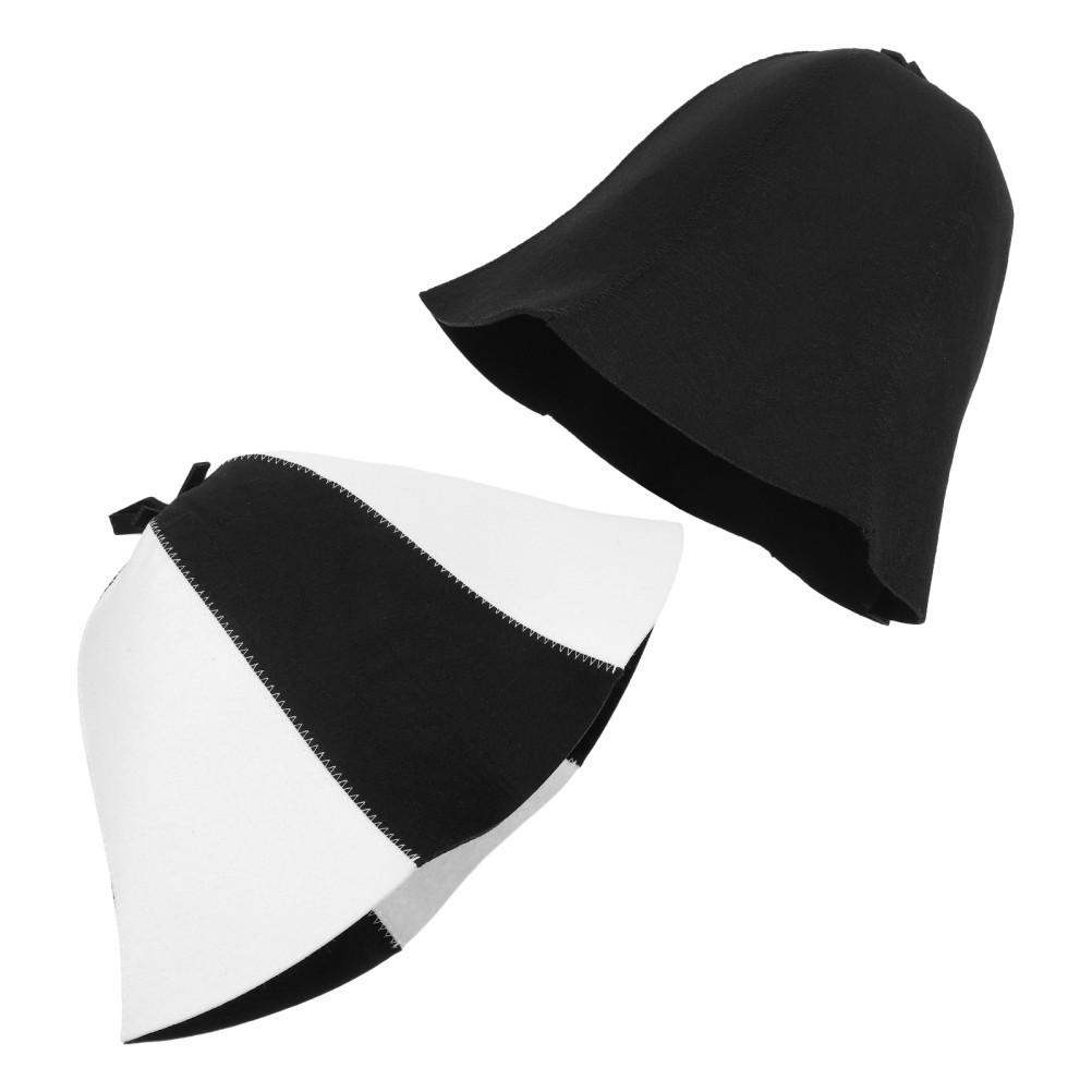2pcs Sauna Hats for Men & Women: Heat Protection for Sauna, Banya, Steam Room