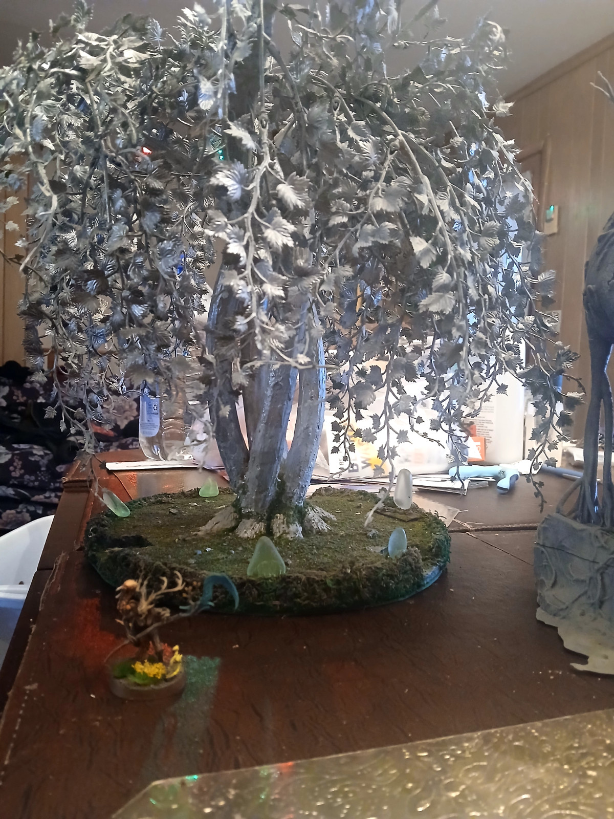 Large wargame elven tree terrain bundle