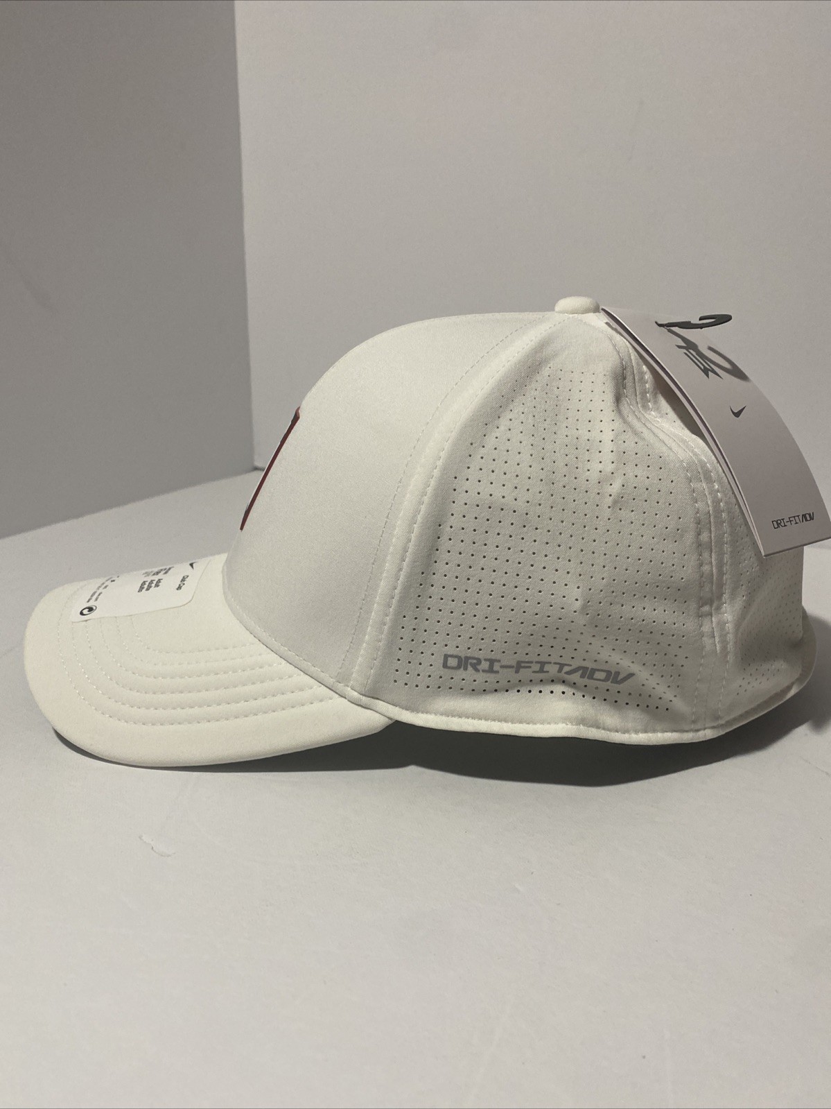 Nike Tiger Woods TW Structured Dri-FIT ADV Club Golf Hat Cap White Black Sz L/XL