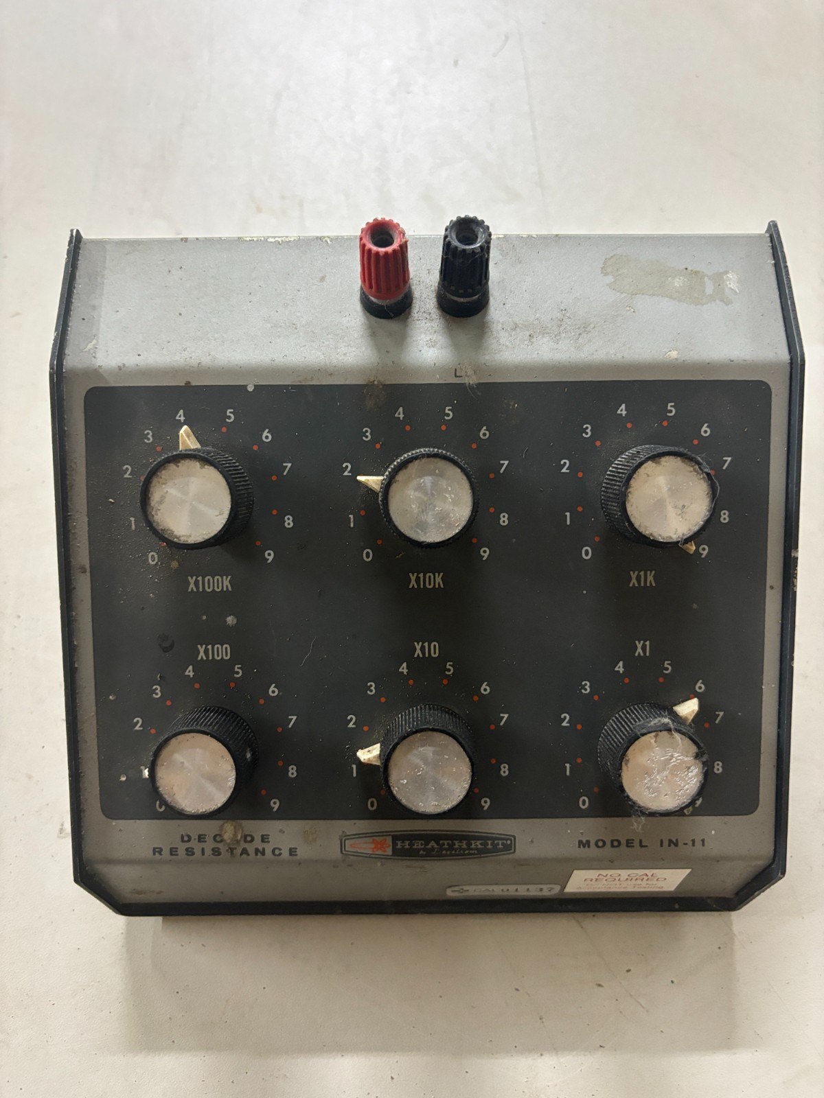 HEATHKIT DECADE RESISTANCE MODEL IN-11