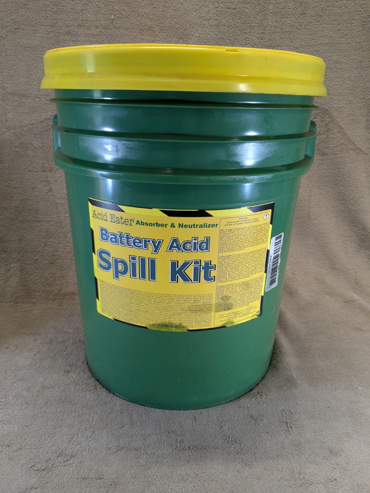 Acid Eater 1006-001 Acid Eater Battery Acid Spill Kit 2 Gallon Volume Absorbed