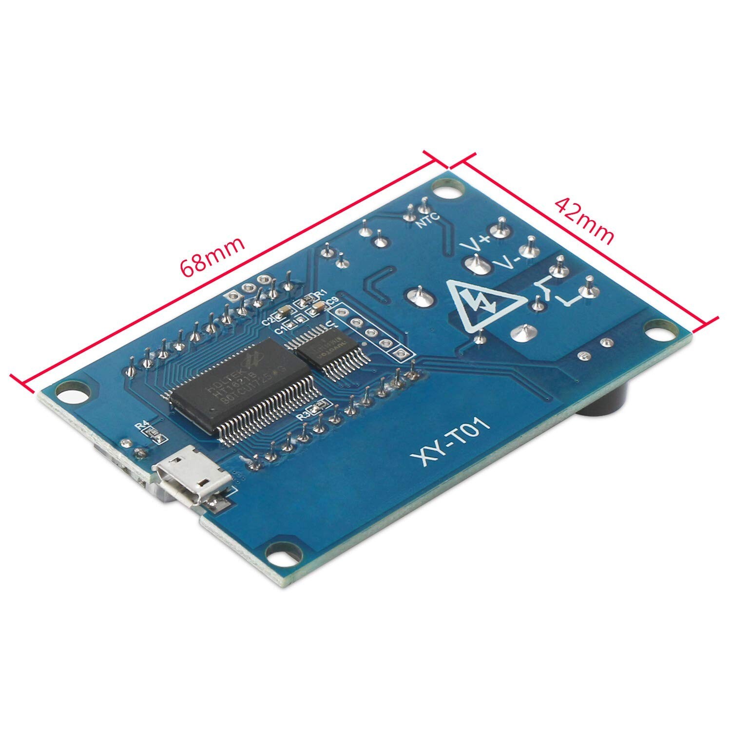 Electronic Thermostat Temperature Controller High Accuracy LCD Display DC6-30V