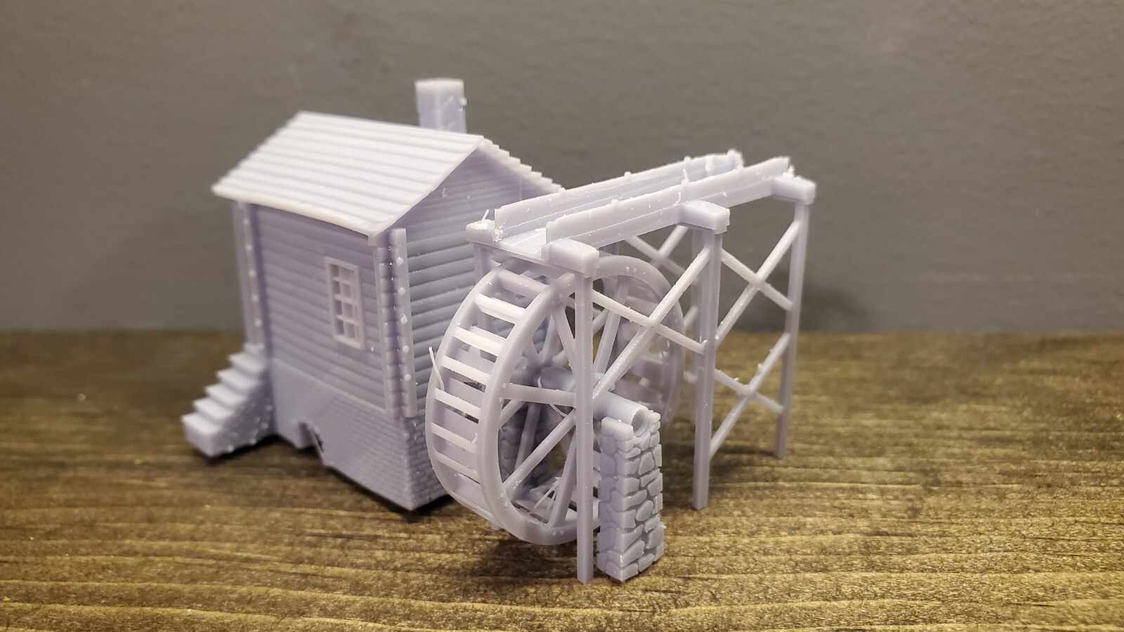 N scale building 1:160 watermill