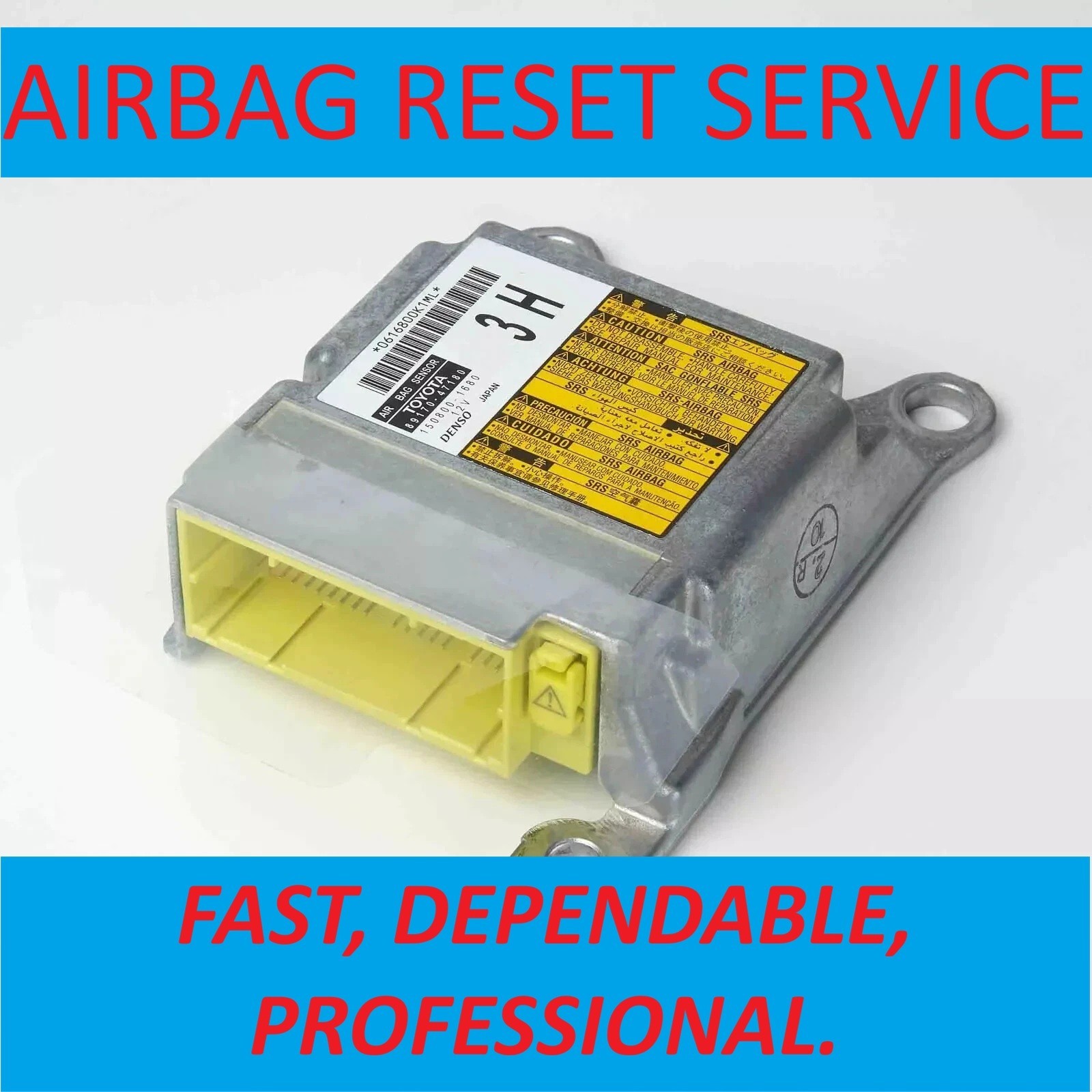 RESET Service / AIRBAG Module Repair  For Any Make SRS Crash data clear
