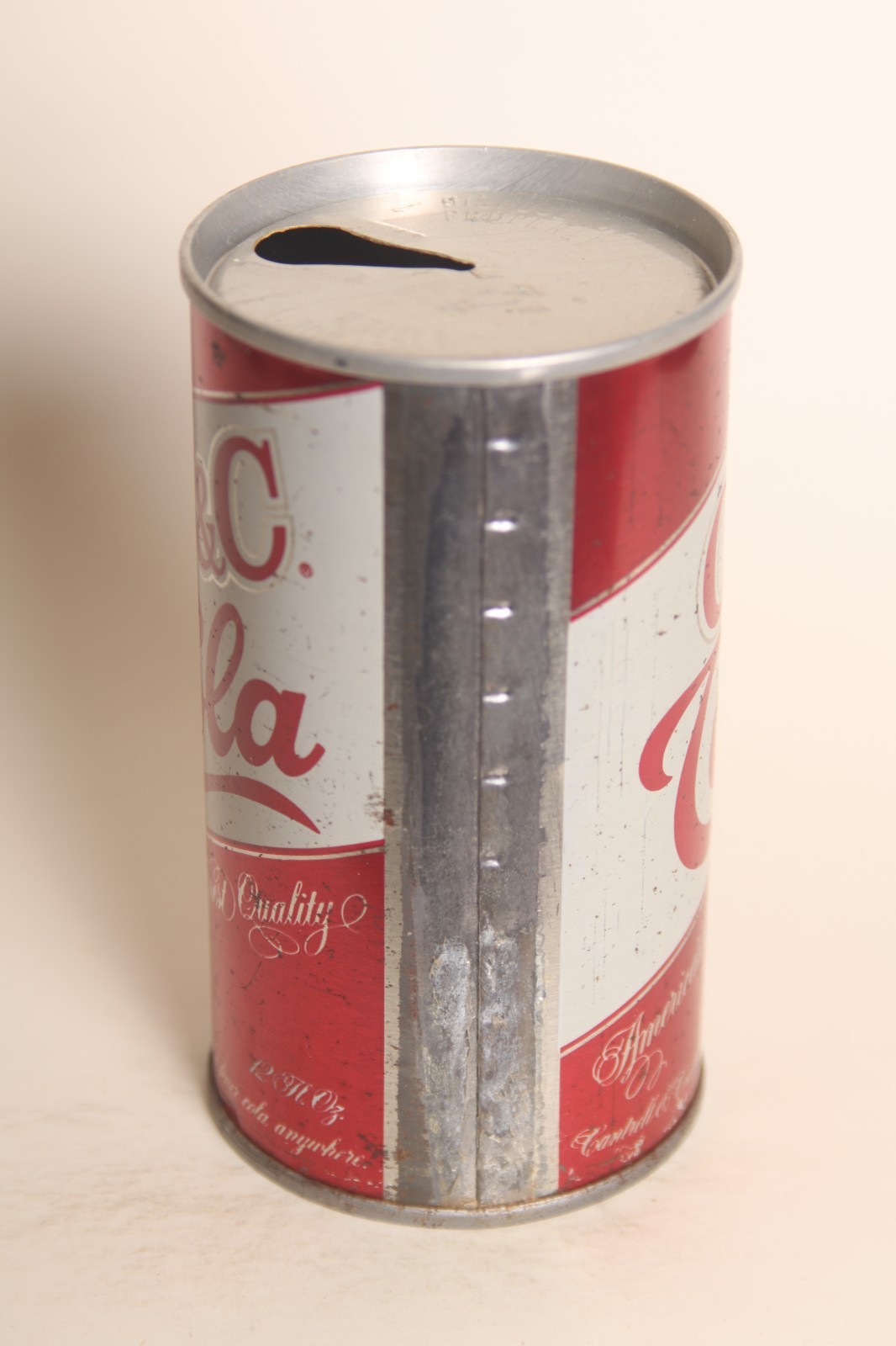 C&C Cola soda can - 12oz metallic