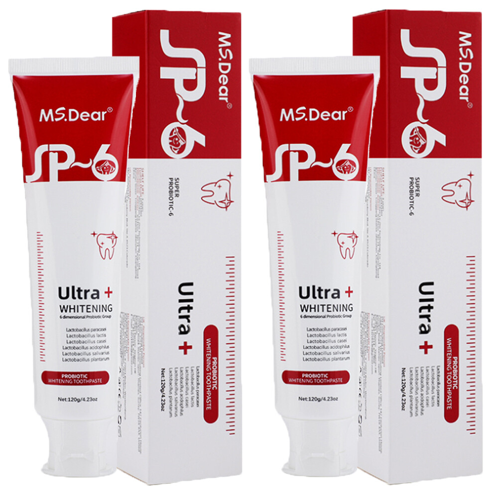 SP-6 Probiotic Toothpaste Ultra Whitening, Fresh Breath, Deep Cleaning Care 120g