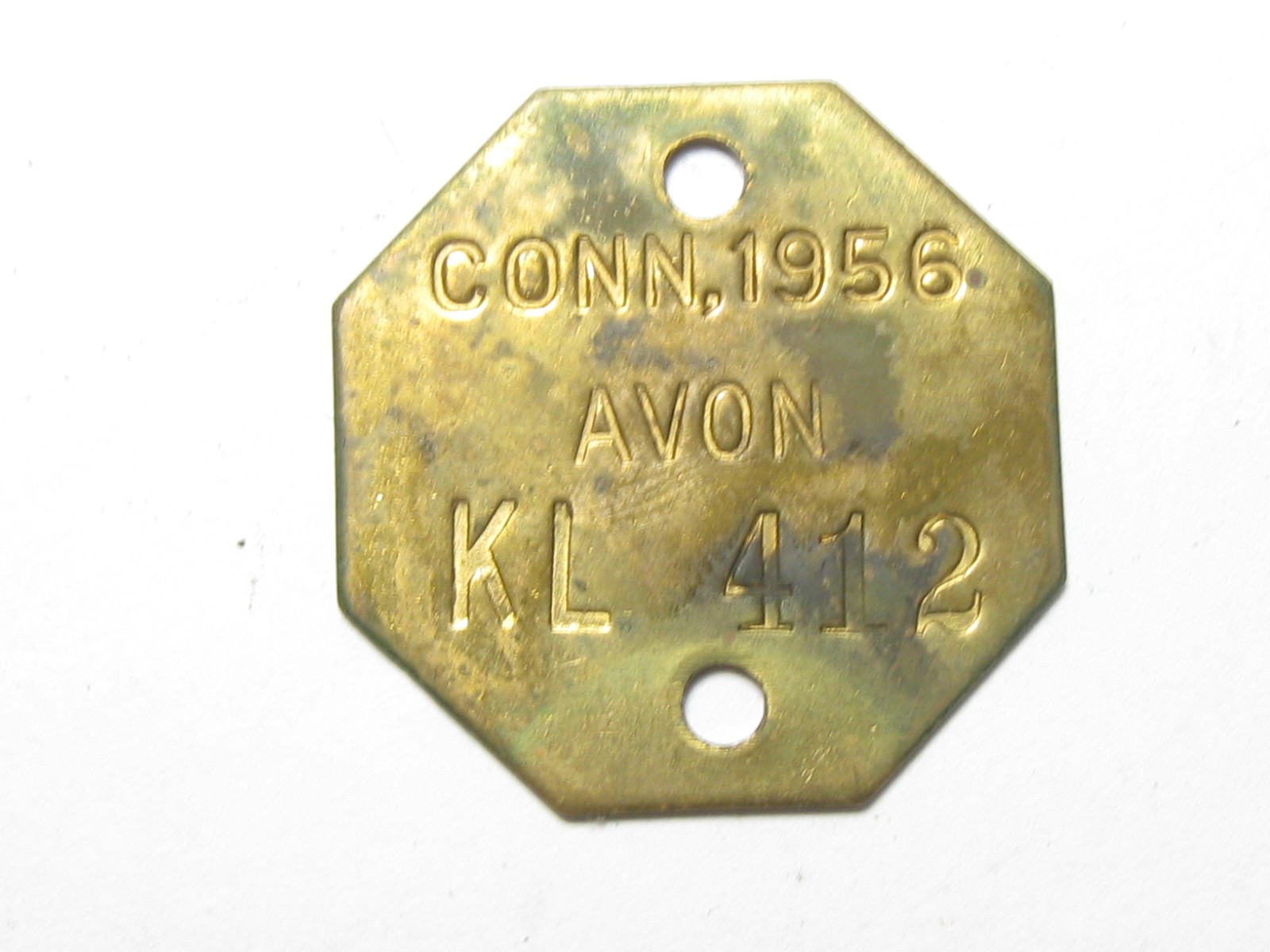 1956 Avon Conn. Dog Tax Tag - #64885