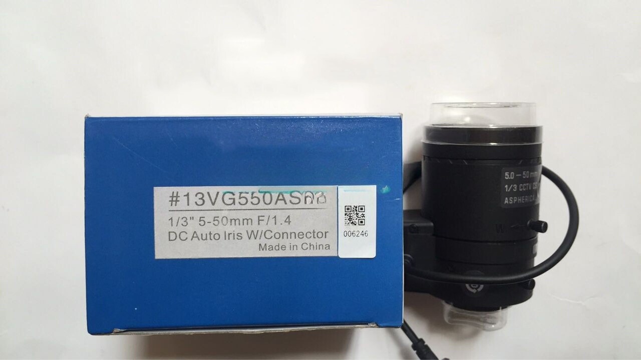 1pc 13VG550ASII DC Auto Iris 5-50MM Lens 13VG550AS