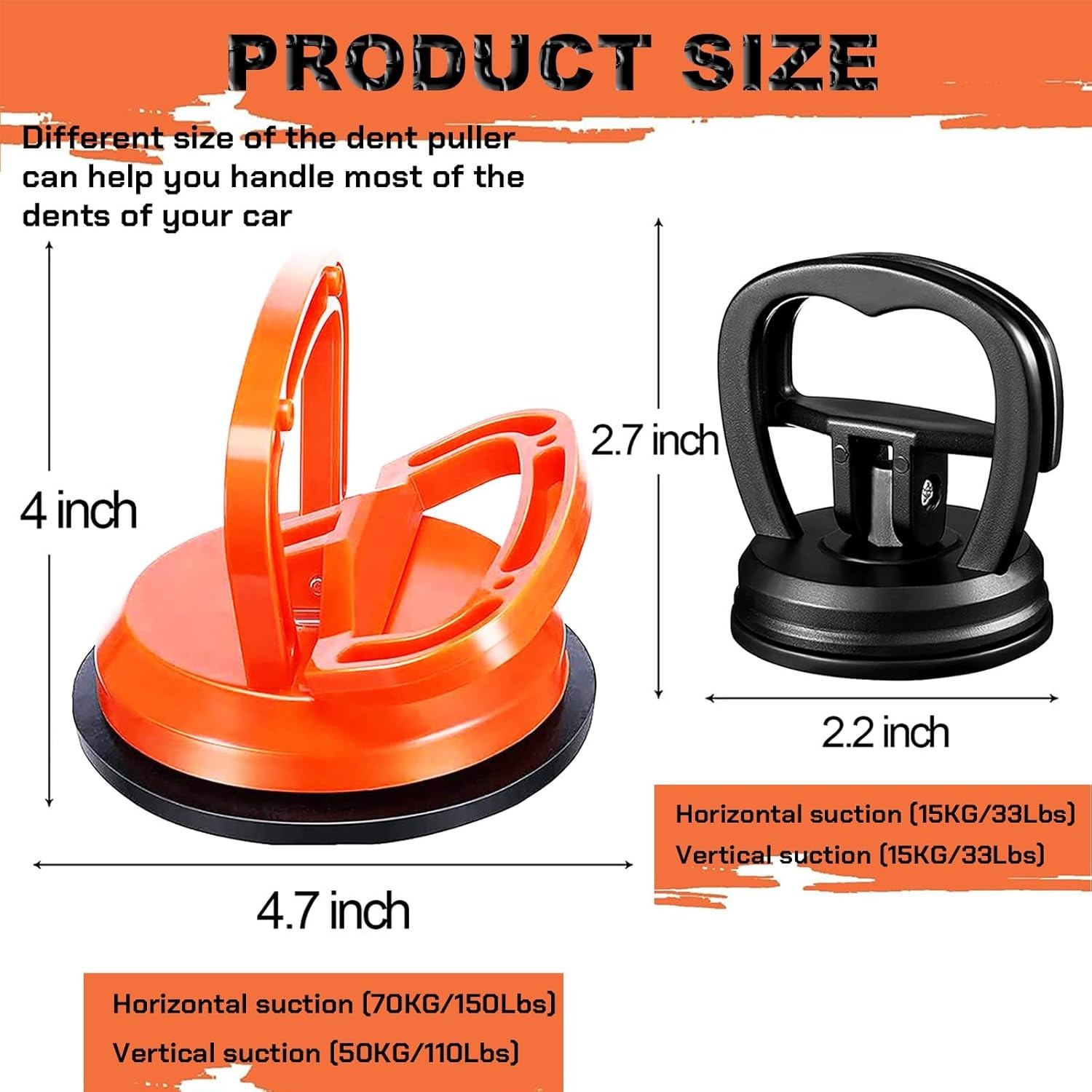 Dent Puller,3-Pack Car Dent Puller Car Dent Removal Kit - Suction Cup Dent Remov