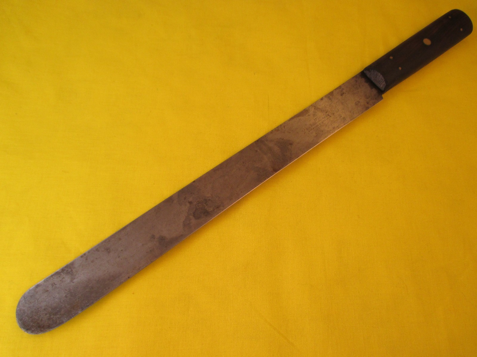 Geo Wostenholm & Son 12 inch Carbon Steel Round Nose Slicer - Sheffield England