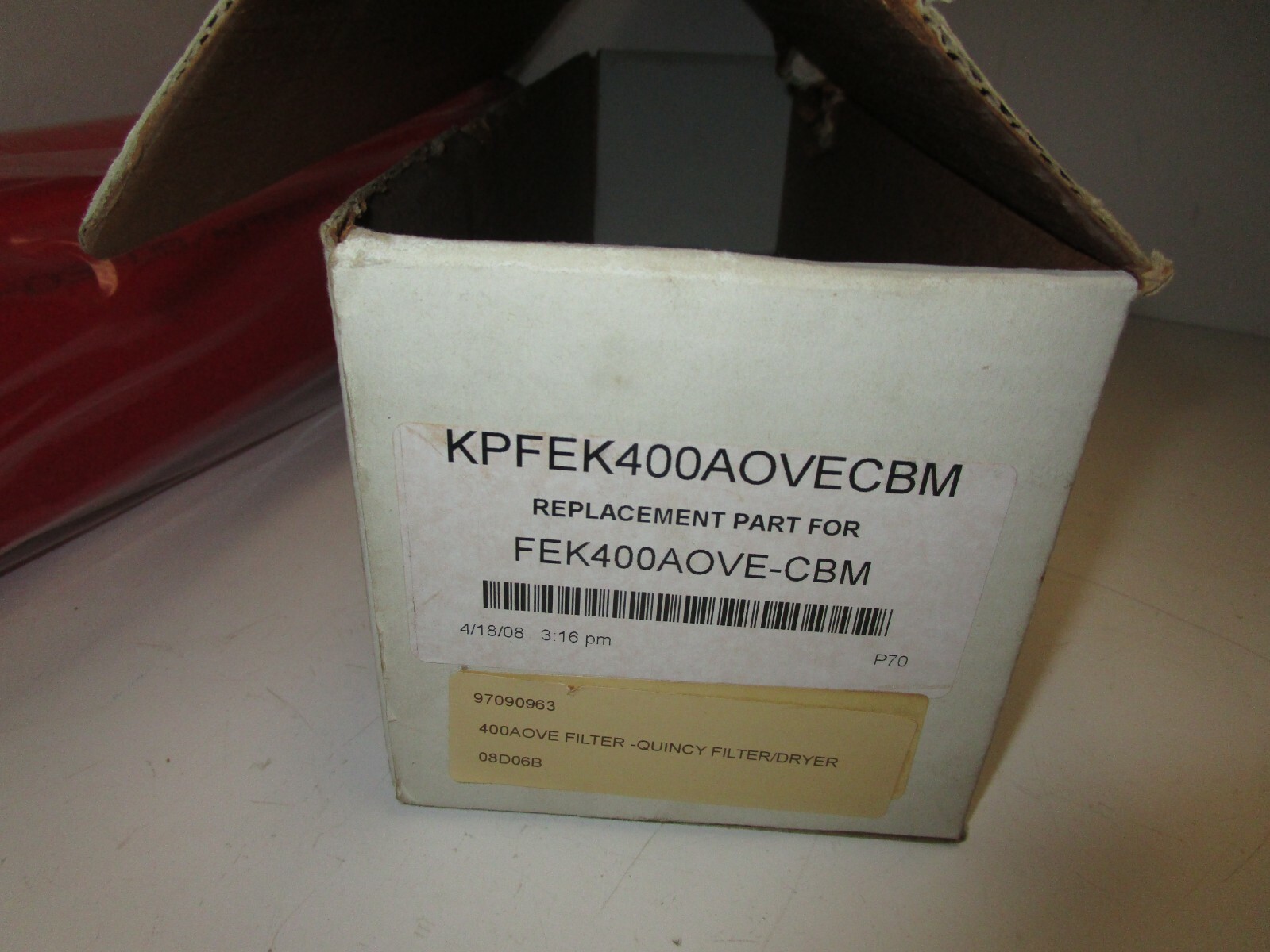 FILTERSOFT FEK400AOVECBM REPLACEMENT # NEW