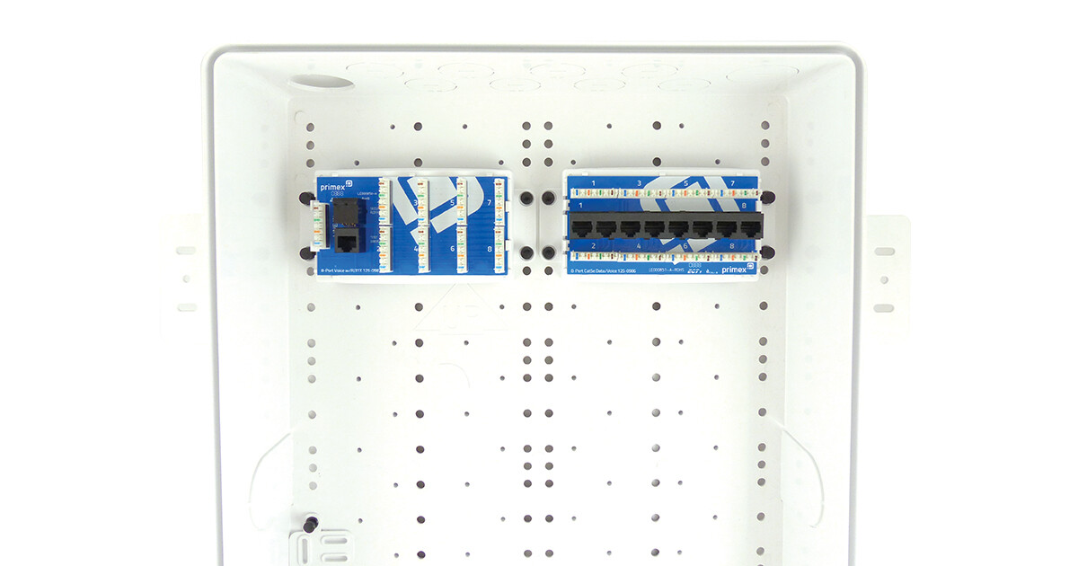 Primex 125-0986 8-PORT CAT5E DATA/VOICE MODULE