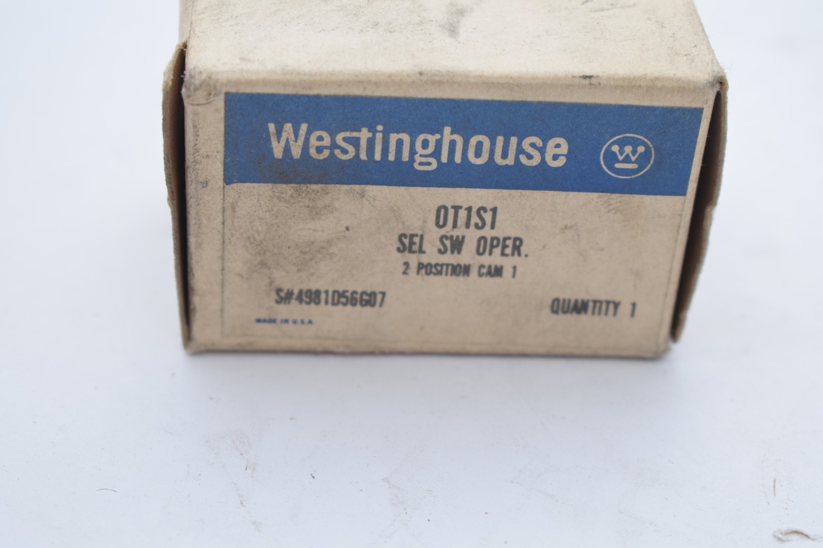NEW Westinghouse OT1S1 SELECTOR SWITCH OPERATOR ONLY STANDARD HANDLE