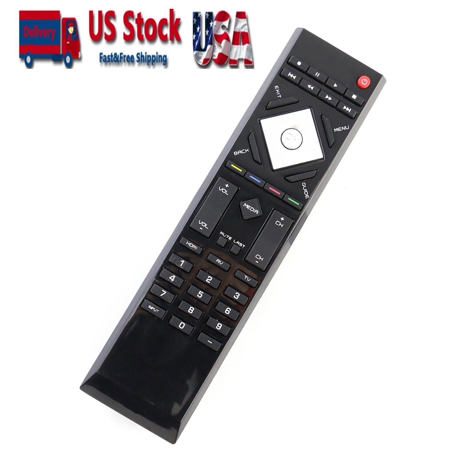 VR15 Replace Remote Control for VIZIO TV E320VL E320VP E321VL E370VL E371VL