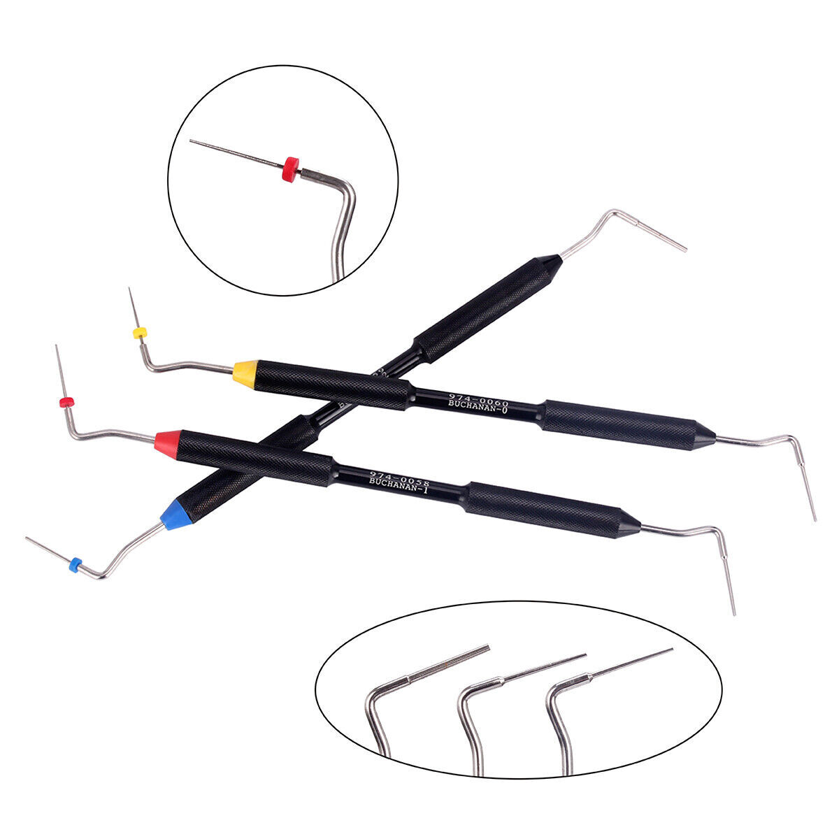 Sybronendo Dental Endo Buchanan Hand Plugger Niti Tip Fill Obturation-0,1,2,3 US