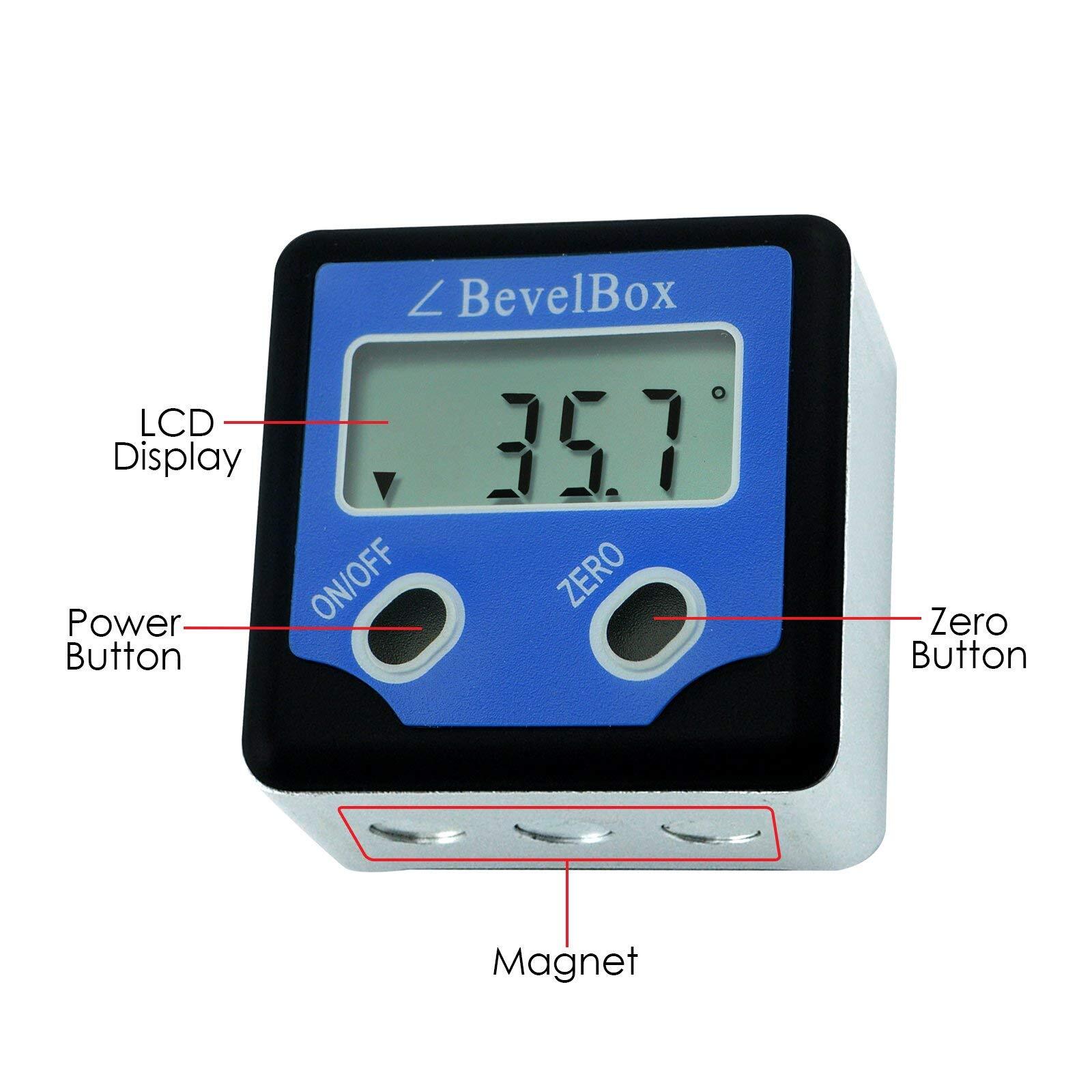 Digital Level Angle Gauge Meter Magnetic Electronic Level Angle Finder Protracto