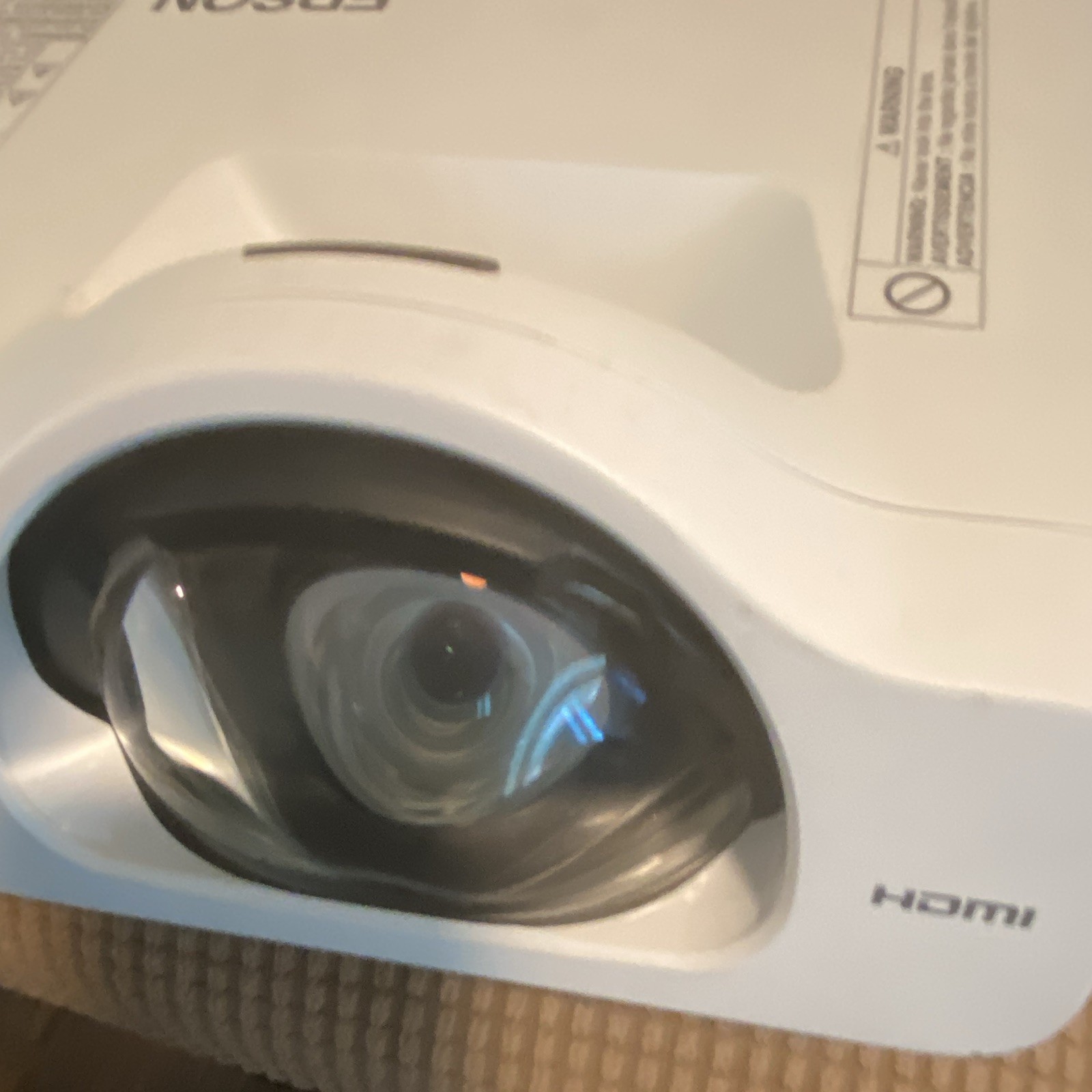 Epson PowerLite 530 Desktop Projector 3LCD Display Technology HDMI White